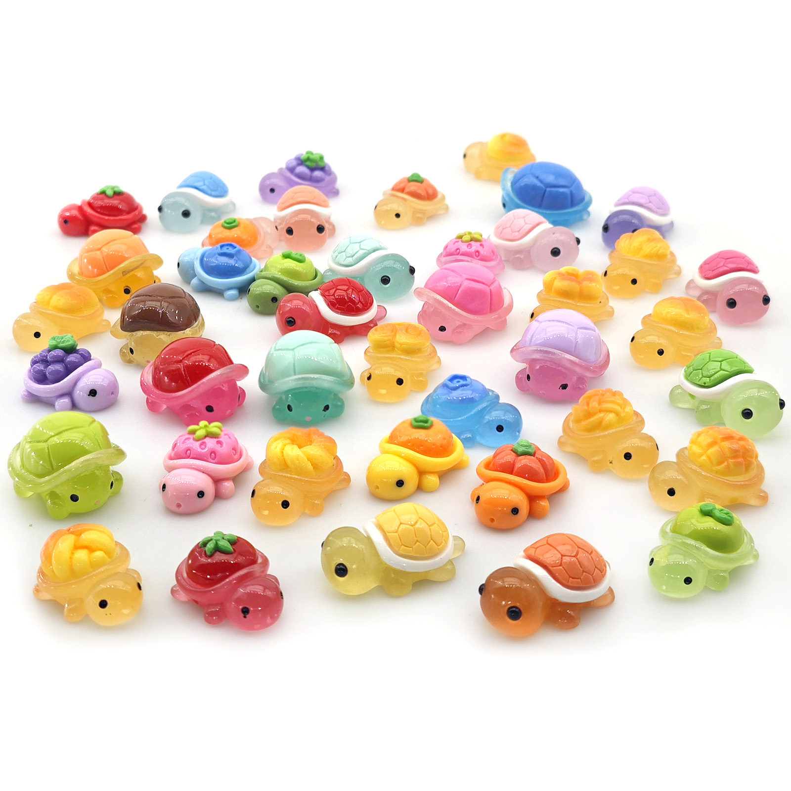 Marine Aquarium Aquascape - Mini Ocean เรซิ่นเต่าสัตว์เล็กๆสัตว์ทะเล Figurines Marine Miniature