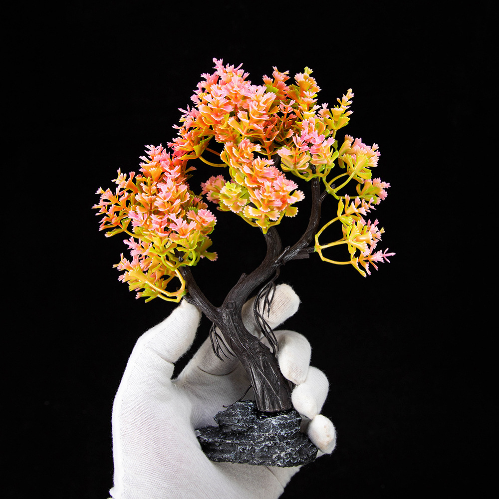 จําลองใหม่ MOSS Tree ตกแต่งถัง - Aquarium Marine Sand บทวิจารณ์และราคา