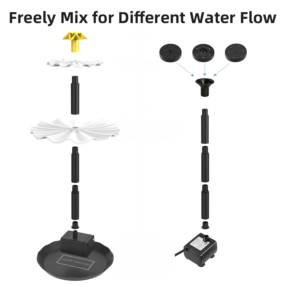 ปั๊มน้ำพุพลังงานแสงอาทิตย์สำหร - Marine Aquarium Led บทวิจารณ์และราคา
